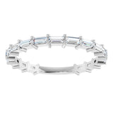 Platinum 1/2 CTW Lab-Grown Diamond Anniversary Band