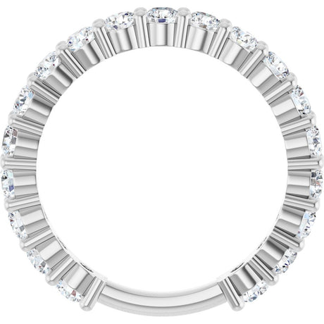 14K White Gold 1 1/3 CTW Lab-Grown Diamond Anniversary Band