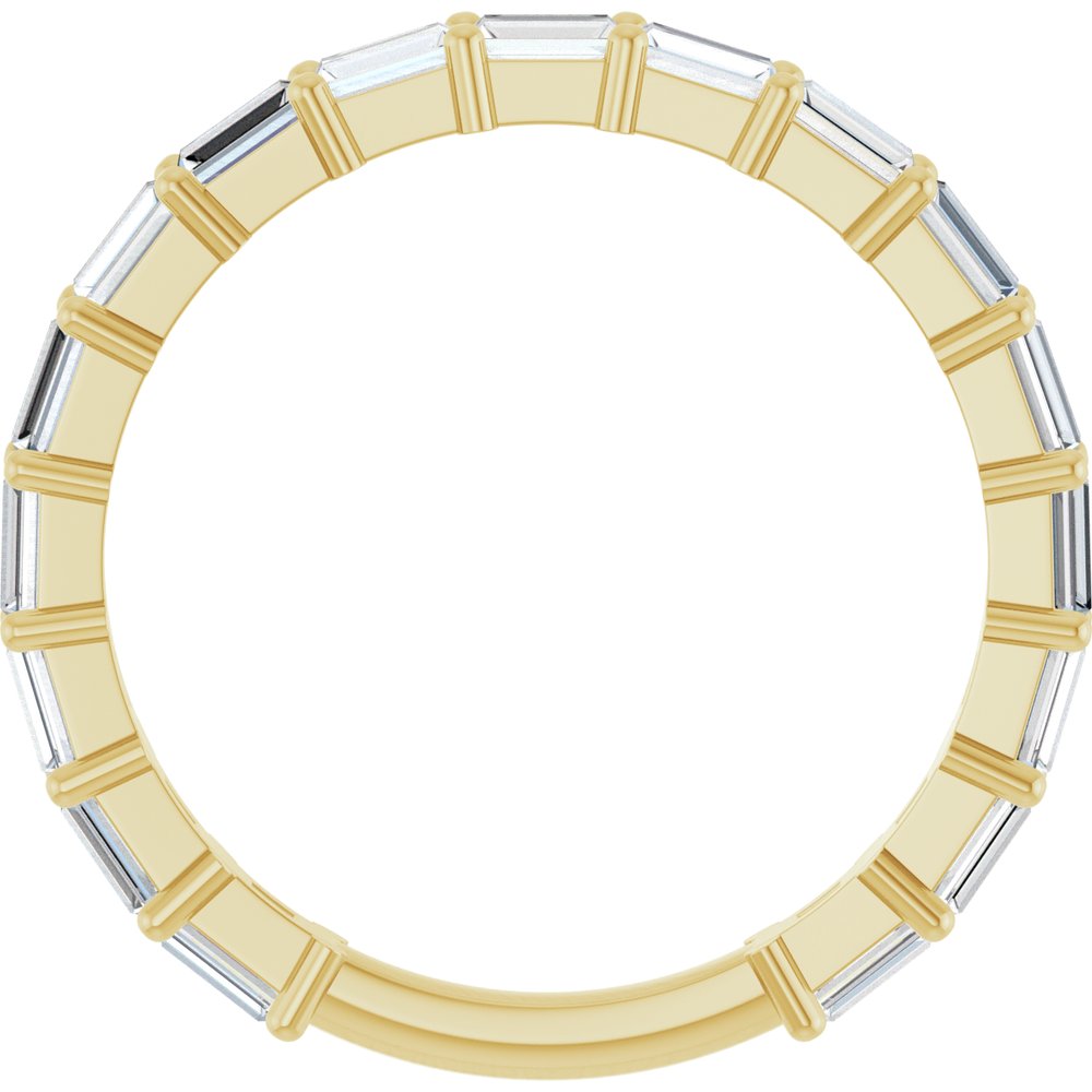 14K Yellow Gold 3/4 CTW Lab-Grown Diamond Anniversary Band