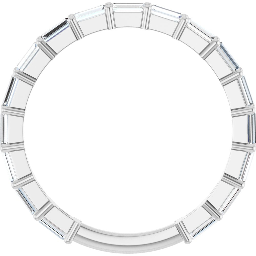 Platinum 1/2 CTW Lab-Grown Diamond Anniversary Band