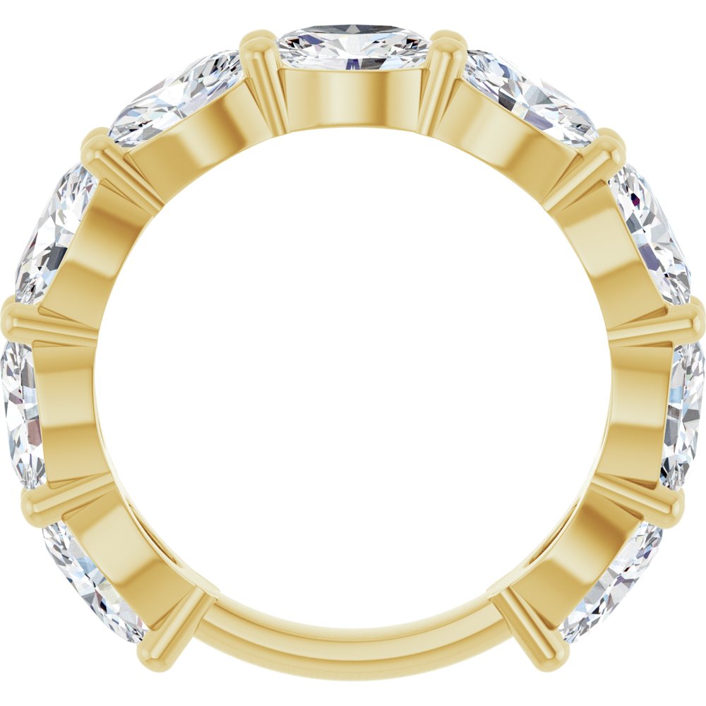 14K Yellow Gold 3 1/3 CTW Lab-Grown Diamond Anniversary Band