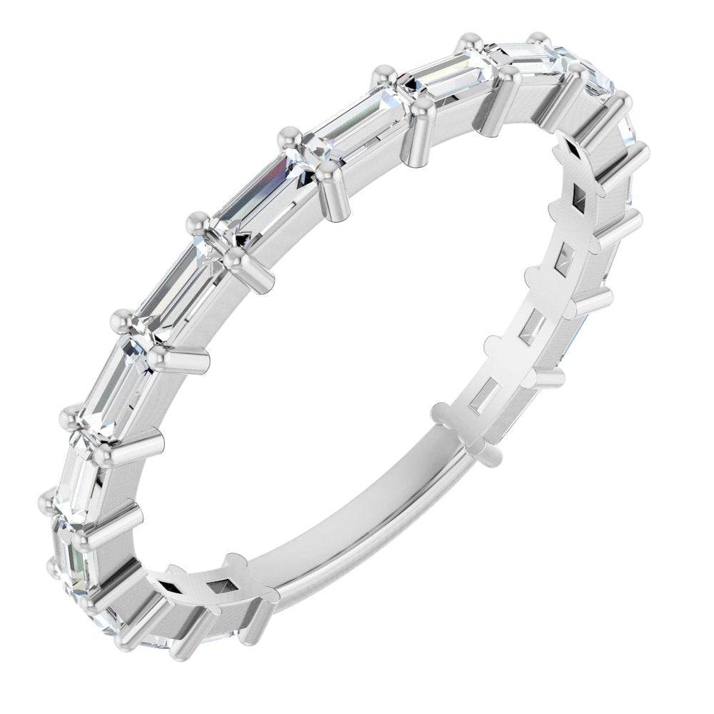 Platinum 1/2 CTW Lab-Grown Diamond Anniversary Band