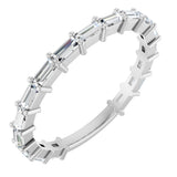 Platinum 1/2 CTW Lab-Grown Diamond Anniversary Band