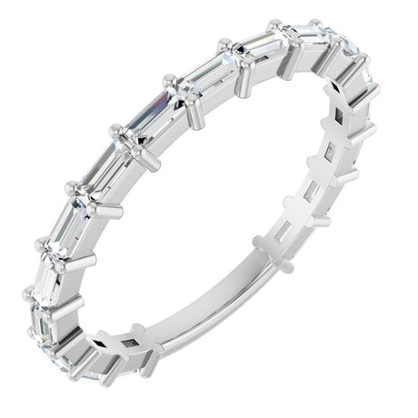 Platinum 1/2 CTW Lab-Grown Diamond Anniversary Band
