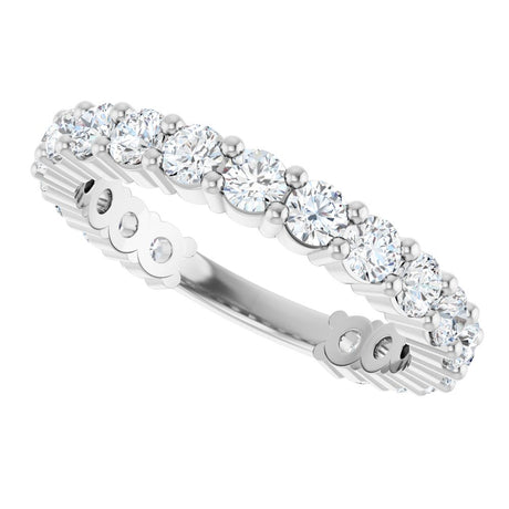 14K White Gold 1 1/3 CTW Lab-Grown Diamond Anniversary Band