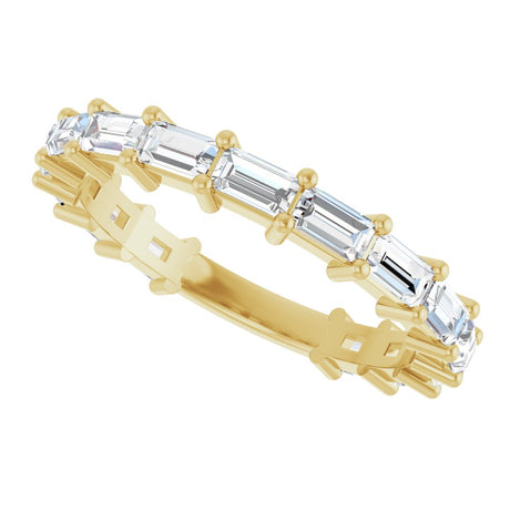 14K Yellow Gold 1 1/2 CTW Natural Diamond Anniversary Band