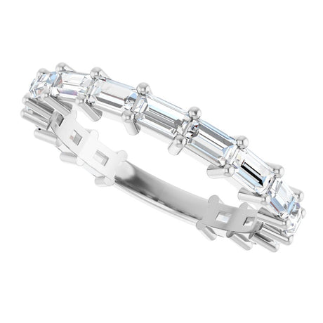 Platinum 1 1/2 CTW Lab-Grown Diamond Anniversary Band