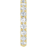 14K Yellow Gold 1 1/3 CTW Lab-Grown Diamond Anniversary Band