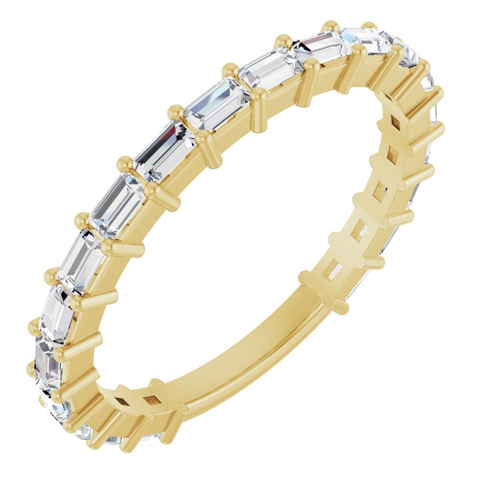 14K Yellow Gold 5/8 CTW Lab-Grown Diamond Anniversary Band