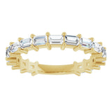 14K Yellow Gold 1 1/3 CTW Lab-Grown Diamond Anniversary Band