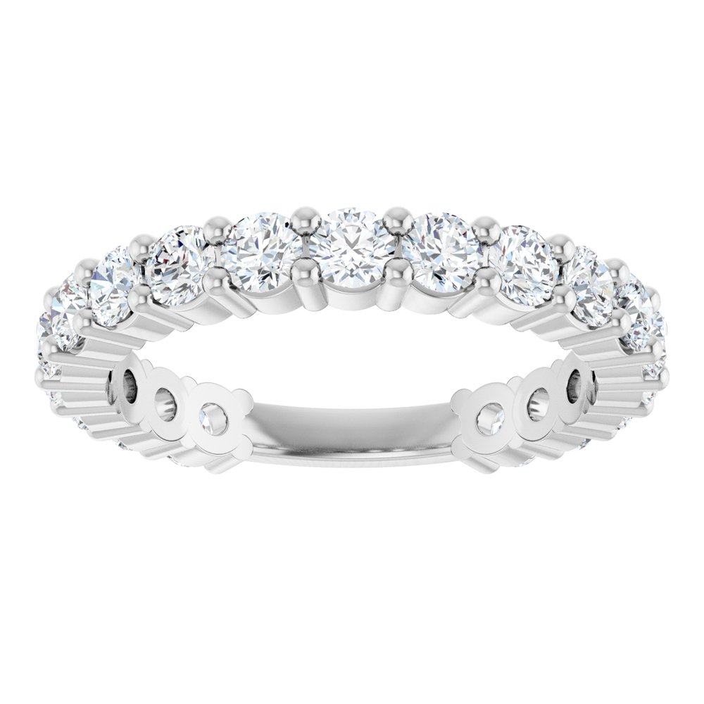 14K White Gold 1 1/3 CTW Lab-Grown Diamond Anniversary Band