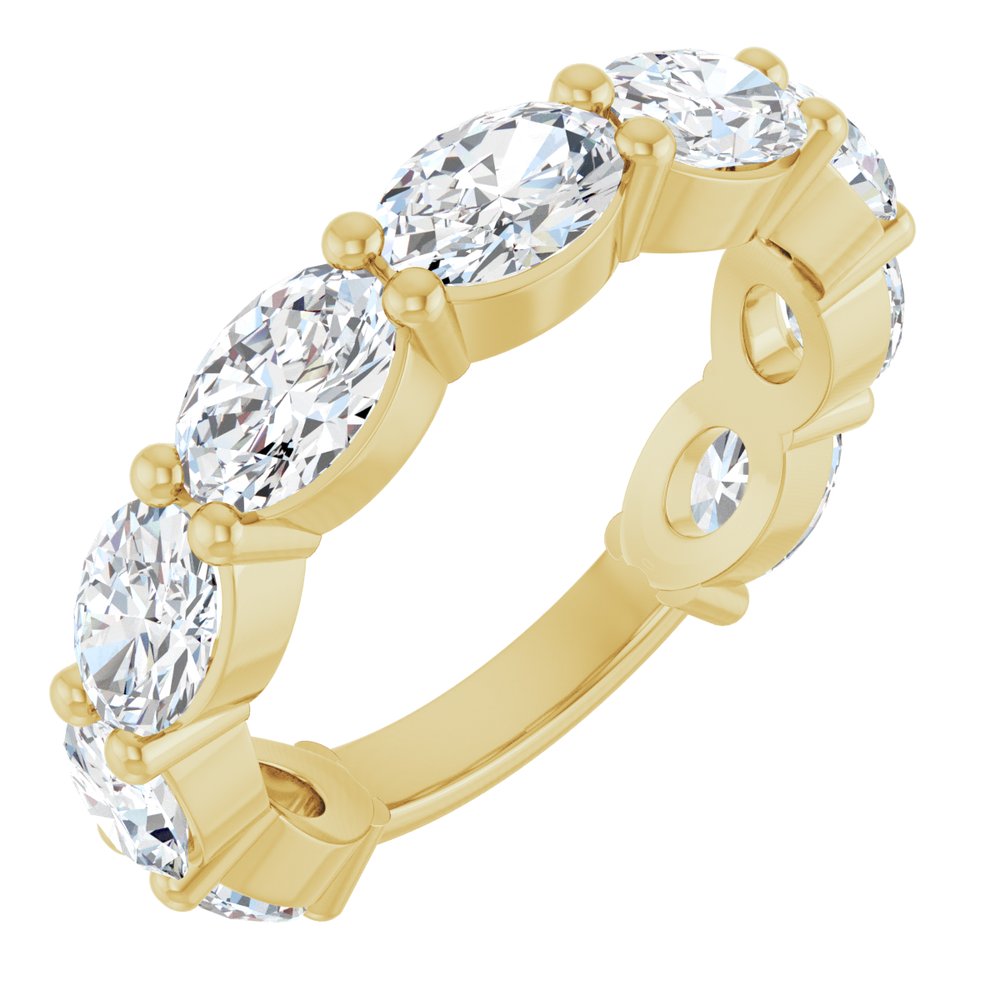 14K Yellow Gold 3 1/3 CTW Lab-Grown Diamond Anniversary Band