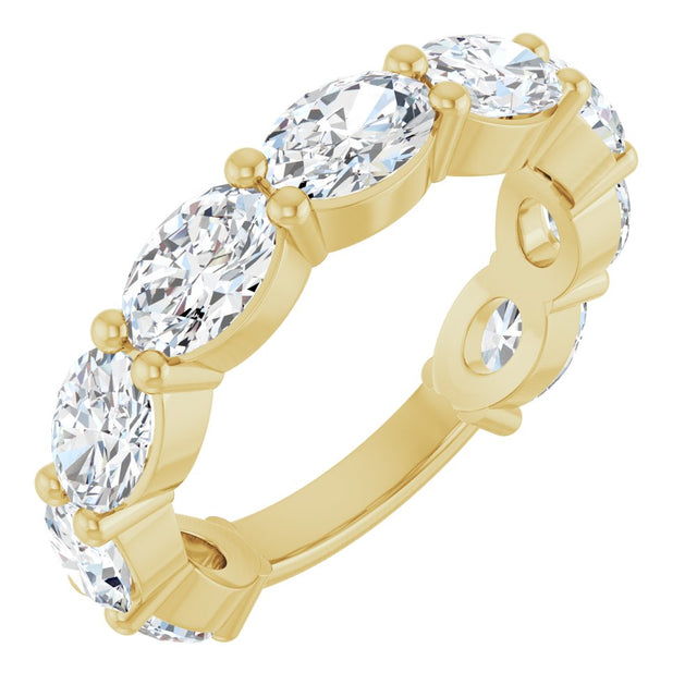 14K Yellow Gold 3 1/3 CTW Lab-Grown Diamond Anniversary Band