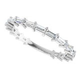 Platinum 1/2 CTW Lab-Grown Diamond Anniversary Band