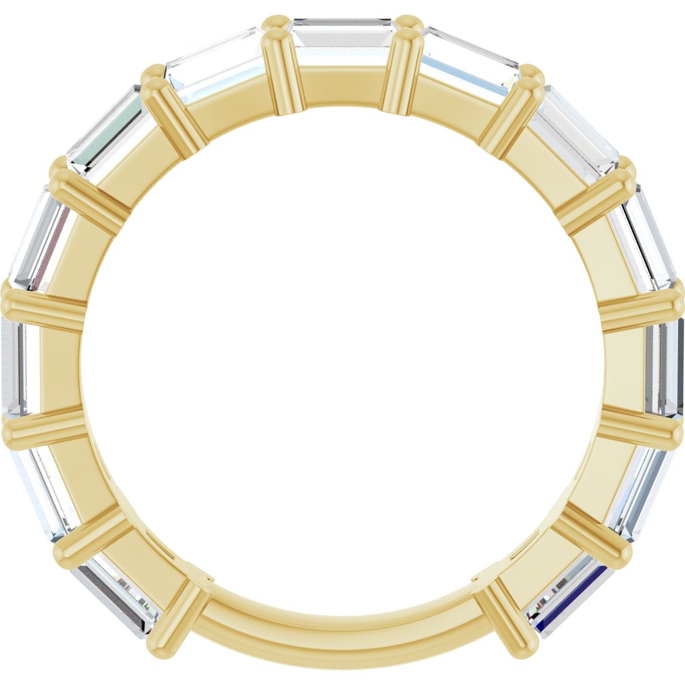 14K Yellow Gold 3 1/6 CTW Lab-Grown Diamond Anniversary Band