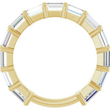 14K Yellow Gold 3 1/6 CTW Lab-Grown Diamond Anniversary Band