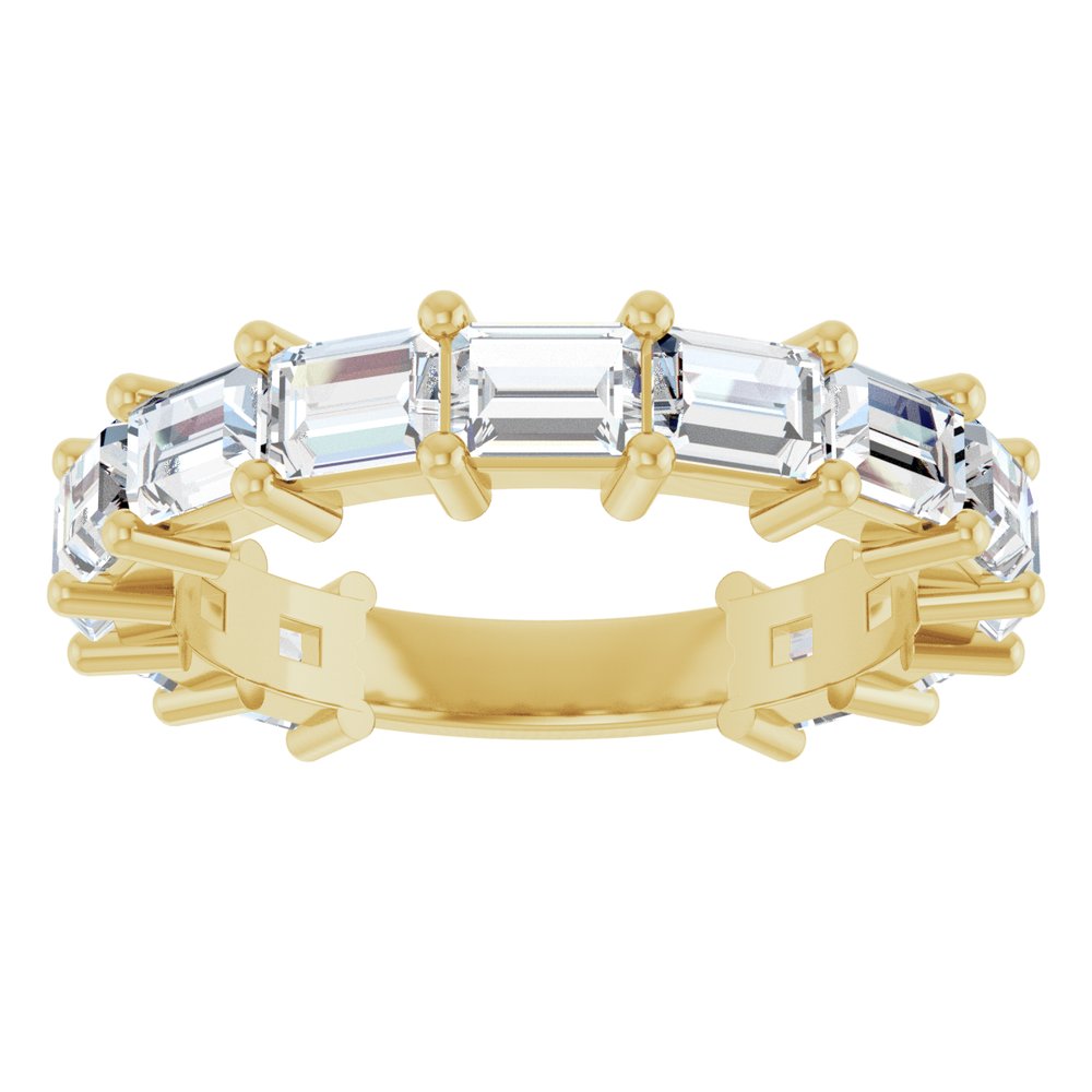 14K Yellow Gold 3 1/6 CTW Lab-Grown Diamond Anniversary Band