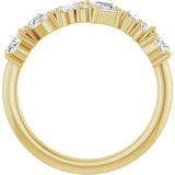 14K Yellow 7/8 CTW Lab-Grown Diamond Anniversary Band