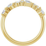 14K Yellow 7/8 CTW Natural Diamond Anniversary Band