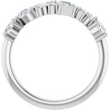 14K White 7/8 CTW Lab-Grown Diamond Anniversary Band