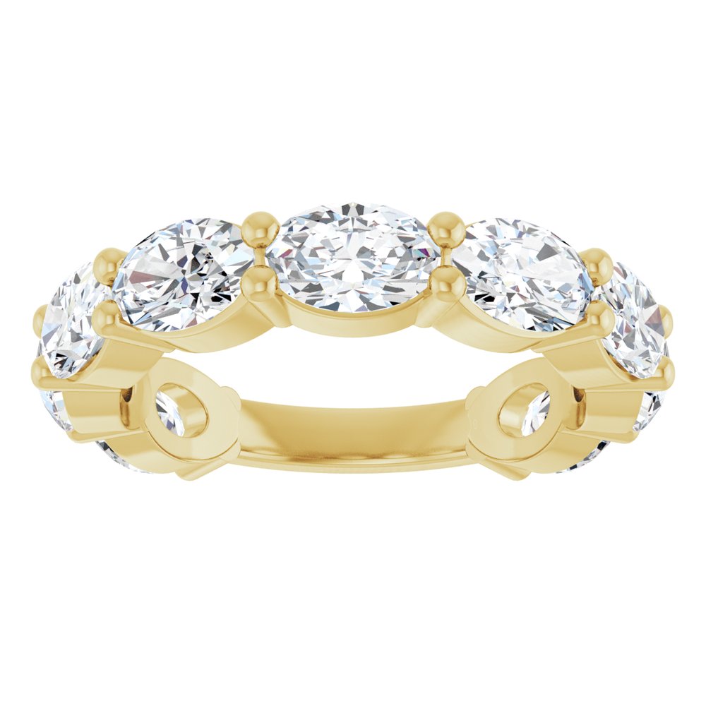 14K Yellow Gold 3 1/3 CTW Lab-Grown Diamond Anniversary Band