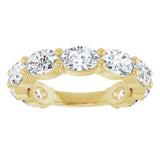 14K Yellow Gold 3 1/3 CTW Lab-Grown Diamond Anniversary Band