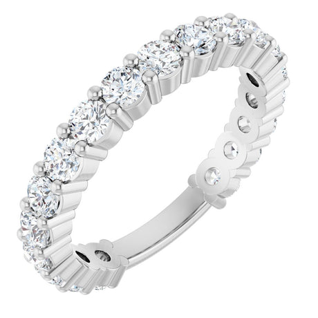 14K White Gold 1 1/3 CTW Lab-Grown Diamond Anniversary Band
