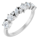 14K White 7/8 CTW Lab-Grown Diamond Anniversary Band