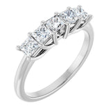 14K White 3/4 CTW Natural Diamond Anniversary Band