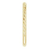 14K Yellow 1.7 mm Rope Band