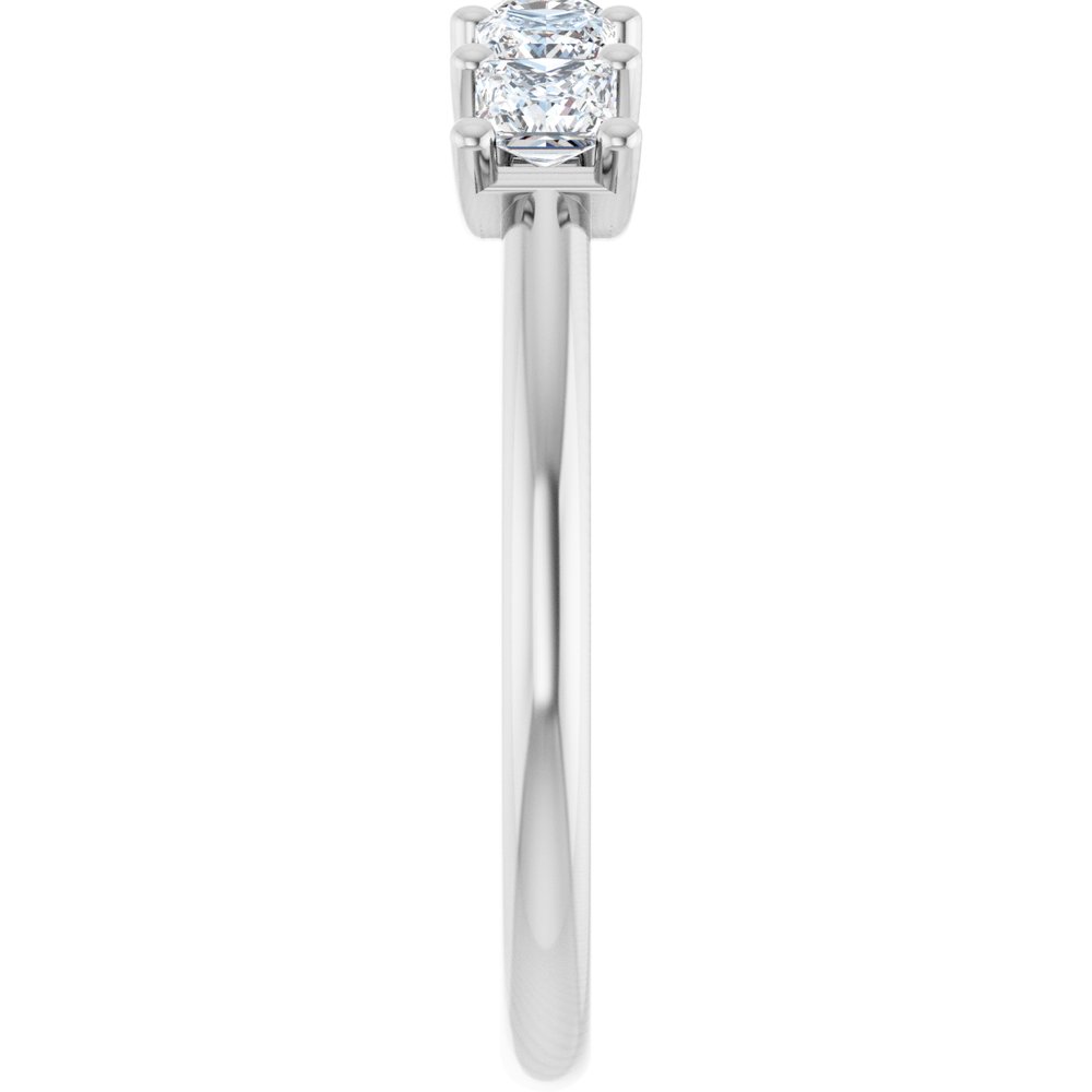 14K White 3/4 CTW Natural Diamond Anniversary Band