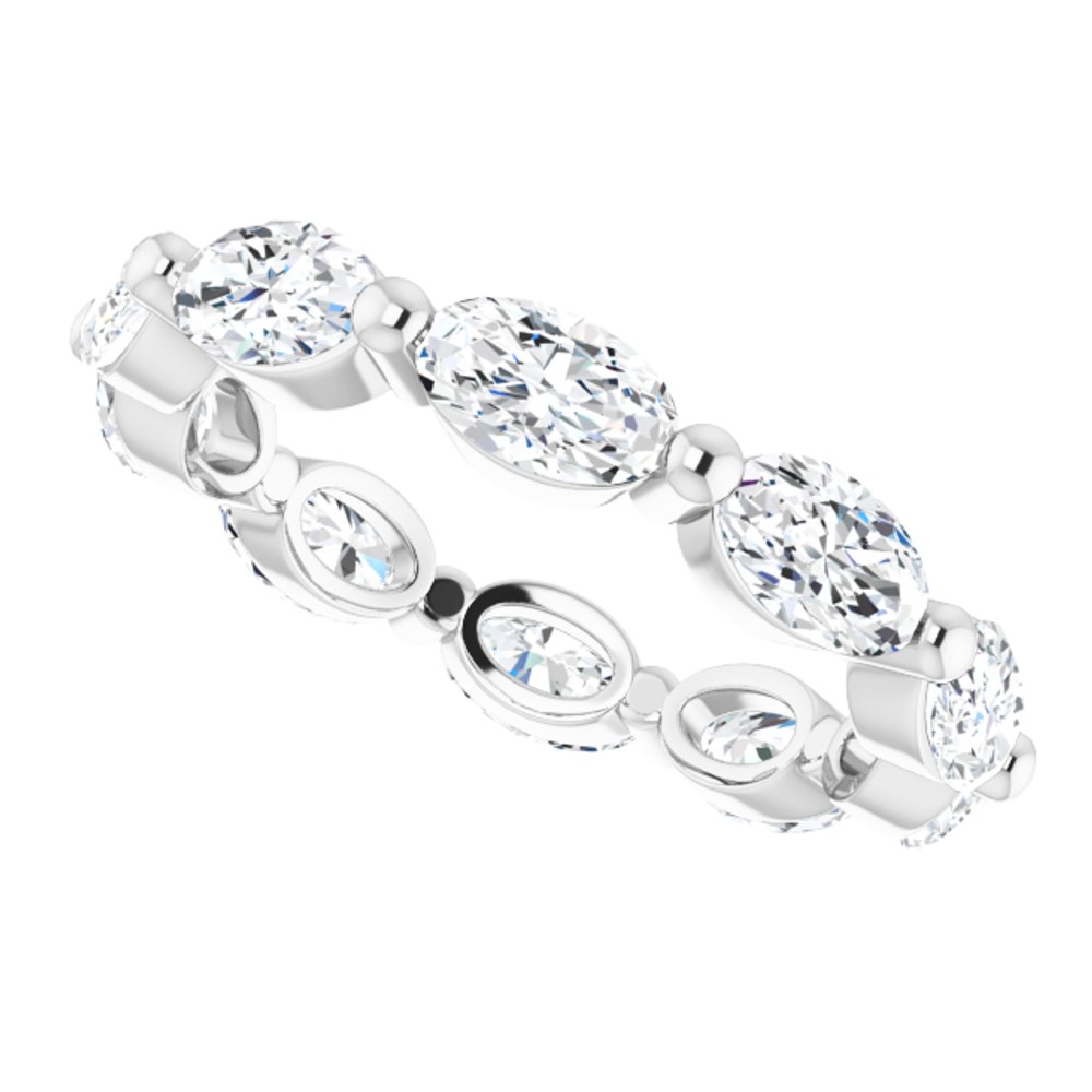 14K White Gold 1 3/4 CTW Lab-Grown Diamond Eternity Band