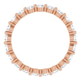 14K Rose Gold 3/4 CTW Natural Diamond Eternity Band