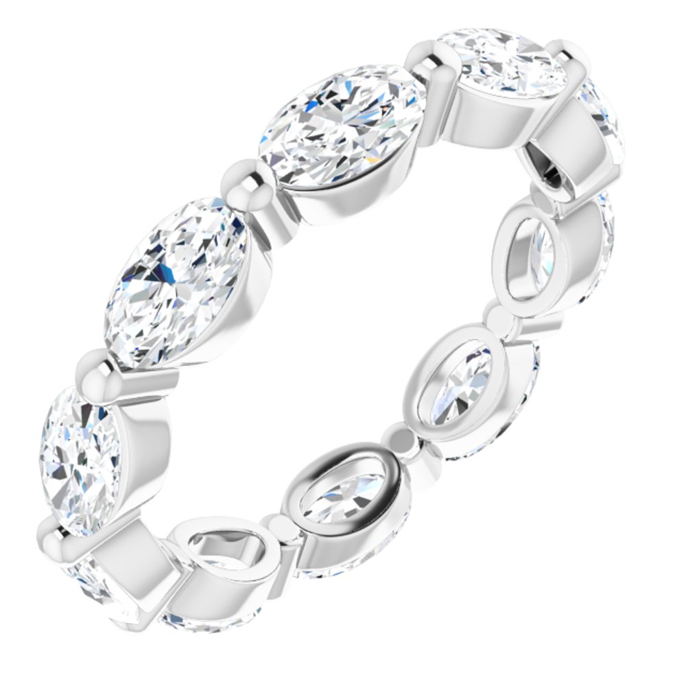 14K White Gold 1 3/4 CTW Lab-Grown Diamond Eternity Band