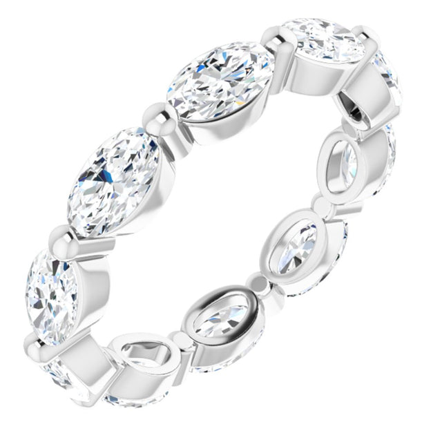14K White Gold 1 3/4 CTW Lab-Grown Diamond Eternity Band