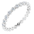 Platinum 3/4 CTW Natural Diamond Eternity Band