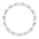 Platinum 5/8 CTW Natural Diamond Eternity Band