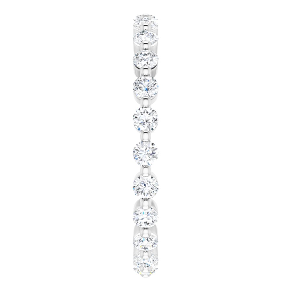 Platinum 3/4 CTW Natural Diamond Eternity Band