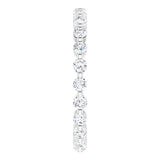 Platinum 3/4 CTW Natural Diamond Eternity Band