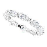 14K White Gold 2 1/2 CTW Natural Diamond Eternity Band
