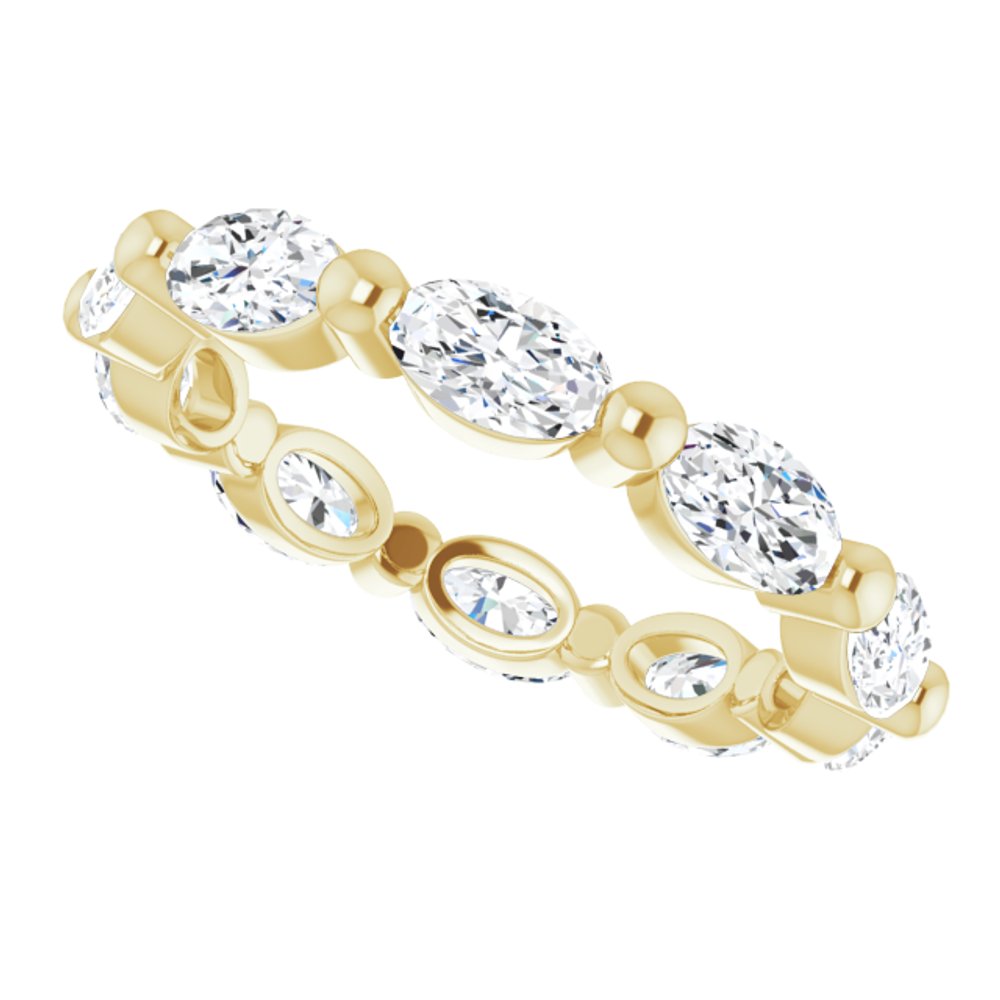 14K Yellow Gold 1 9/10 CTW Lab-Grown Diamond Eternity Band