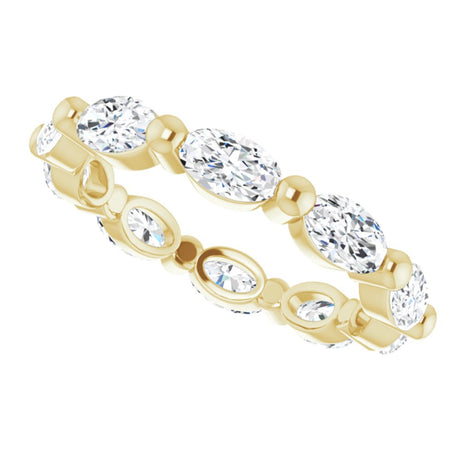 14K Yellow Gold 1 9/10 CTW Lab-Grown Diamond Eternity Band