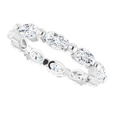 14K White Gold 1 9/10 CTW Lab-Grown Diamond Eternity Band