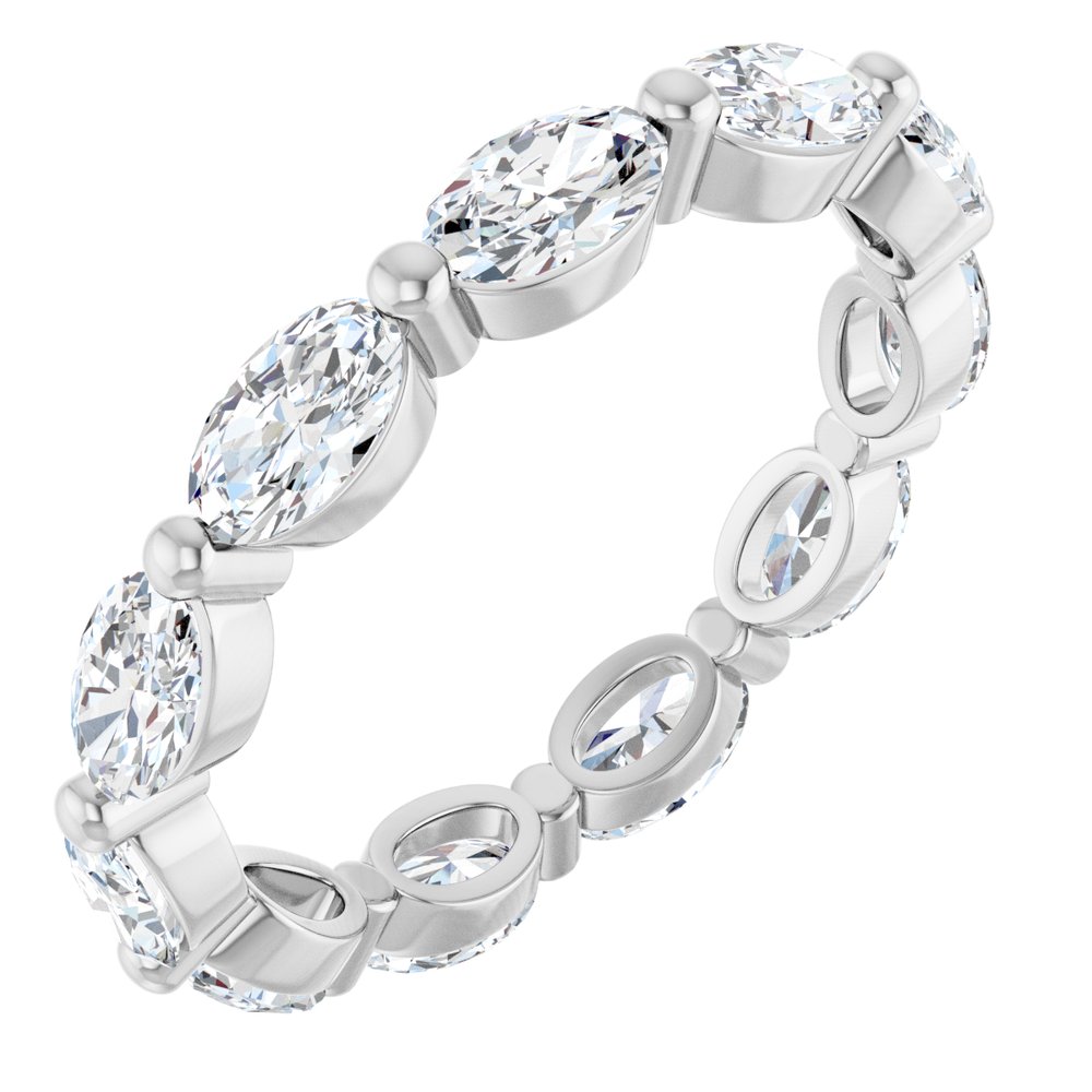 14K White Gold 2 1/2 CTW Natural Diamond Eternity Band