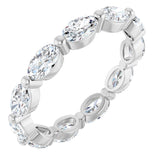 14K White Gold 2 1/2 CTW Natural Diamond Eternity Band