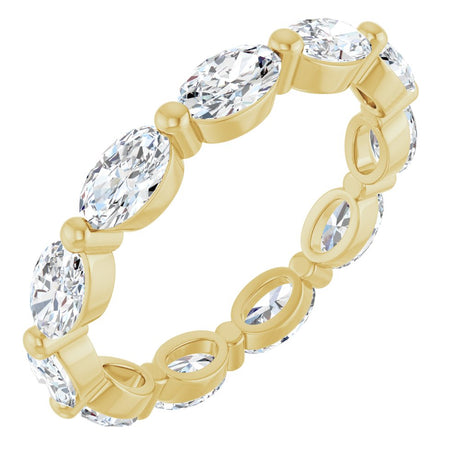 14K Yellow Gold 2 1/2 CTW Natural Diamond Eternity Band