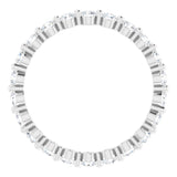 14K White 5/8 CTW Natural Diamond Eternity Band