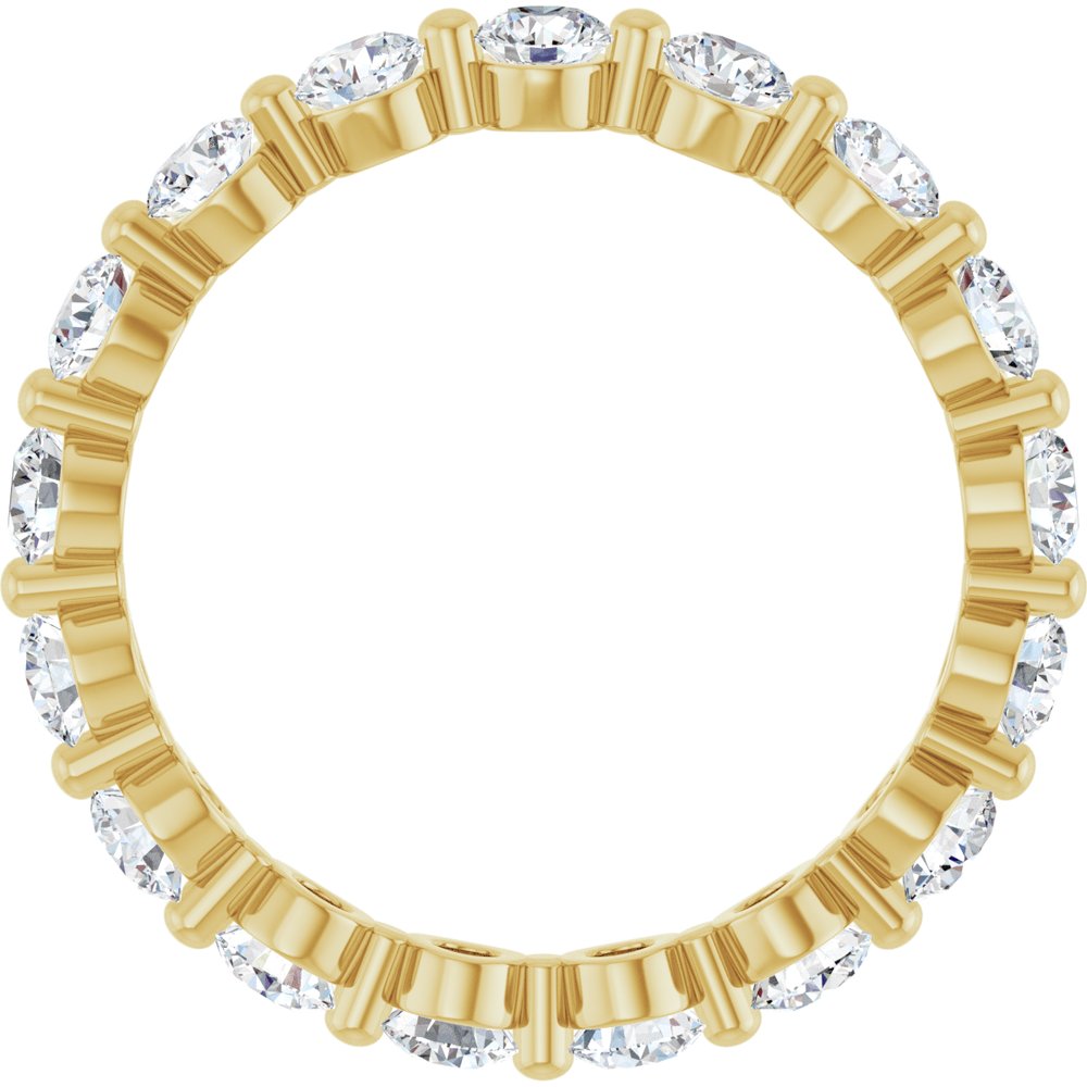 14K Yellow Gold 1 1/2 CTW Lab-Grown Diamond Eternity Band
