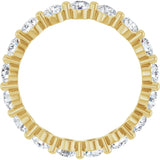 14K Yellow Gold 1 1/2 CTW Lab-Grown Diamond Eternity Band
