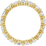 14K Yellow Gold 1 1/2 CTW Lab-Grown Diamond Eternity Band